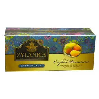 

Zylanica Ceylon premium tea, black flannelette with mango, 25 bags