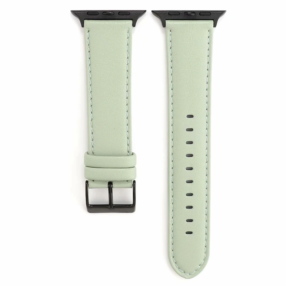 Ремешок для часов Apple Watch Series 5 4 3 ремешок для Iwatch 38 мм 42 мм кожаный браслет аксессуары для Apple Watch Band 44 мм 40 мм