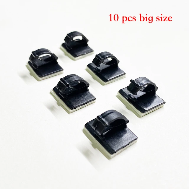 Car Self Adhesive Cable Clip Auto Driving Recorder Wire Management Clamps GPS Data Line Organizer Cord Tie Holder Fixed Clips big 10pcs