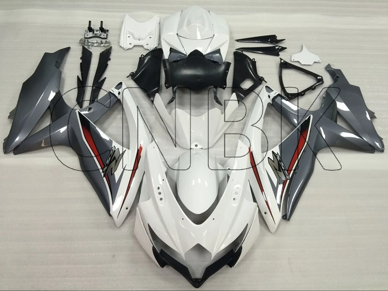 Ganzweiss Keine Aufkleber Gsx R600 06 07 Verkleidungsset main image 0