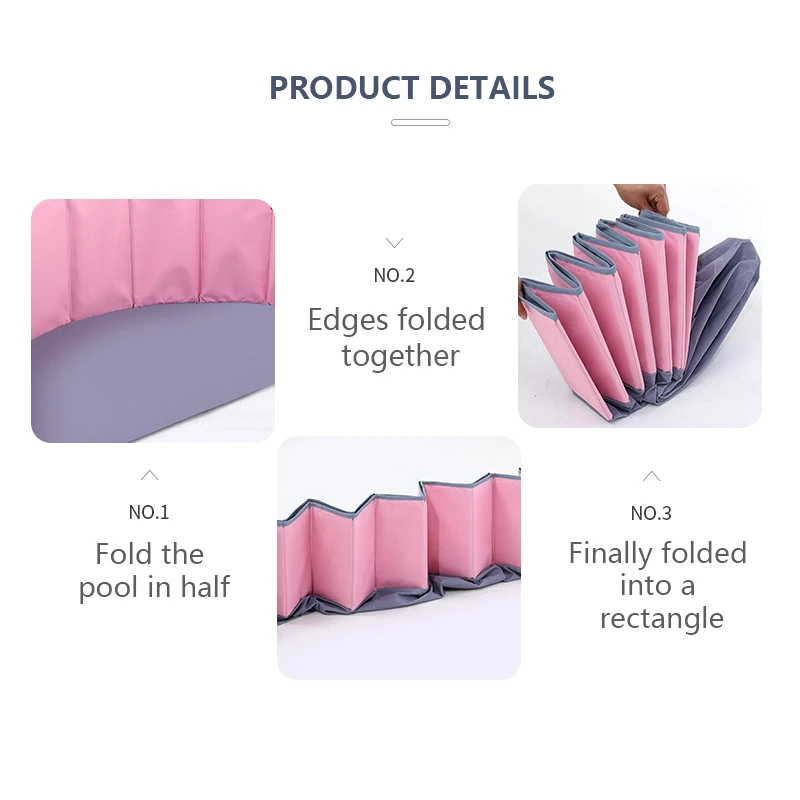 Foldable Ball Pit Dry Pool Infant Ocean Ball Playpen for Baby Ball Pool Playground Toys for Children Kids Birthday Gifts for Kid 5