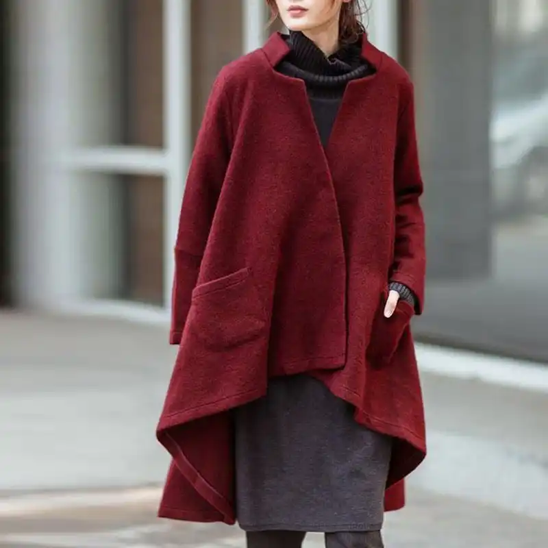 women's plus size swing coat