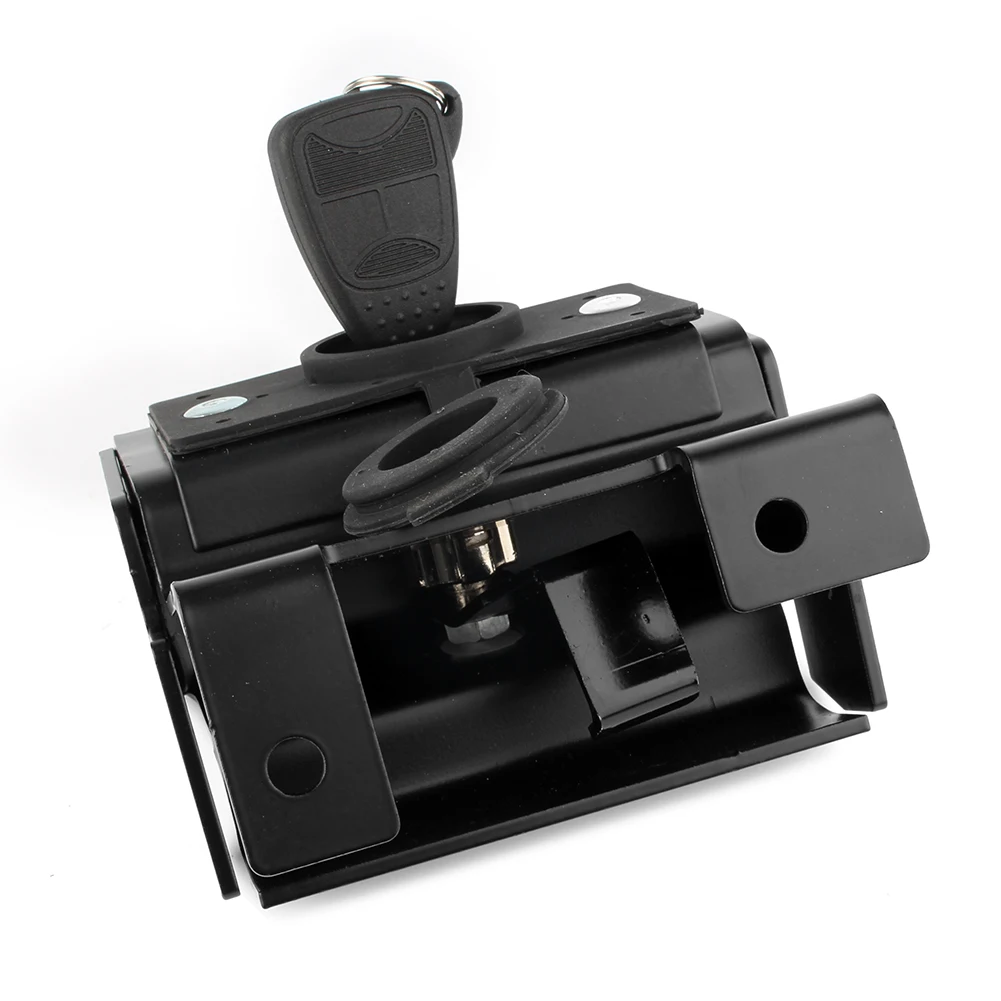 Автоматический замок для автомобильного капота Catch Kit w/Key для Jeep Wrangler JL Sahara Rubicon Unlimited Black