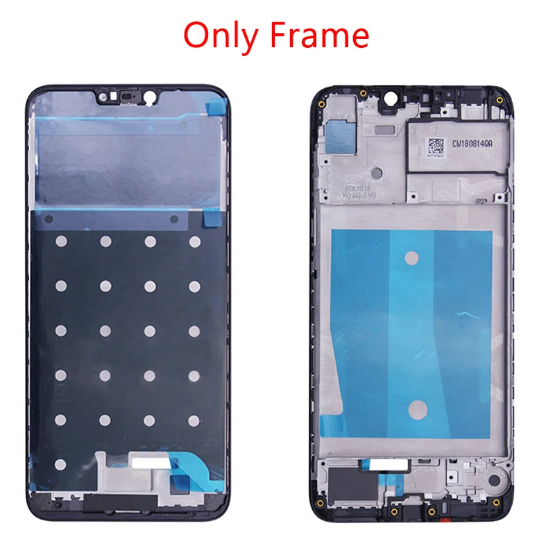Black Only Frame 6,2" дисплей модуль для huawei Honor 8C BKK AL10 lcd кодирующий преобразователь сенсорного экрана в сборе Замена для Honor 8C средняя рамка - Цвет: Black Only Frame