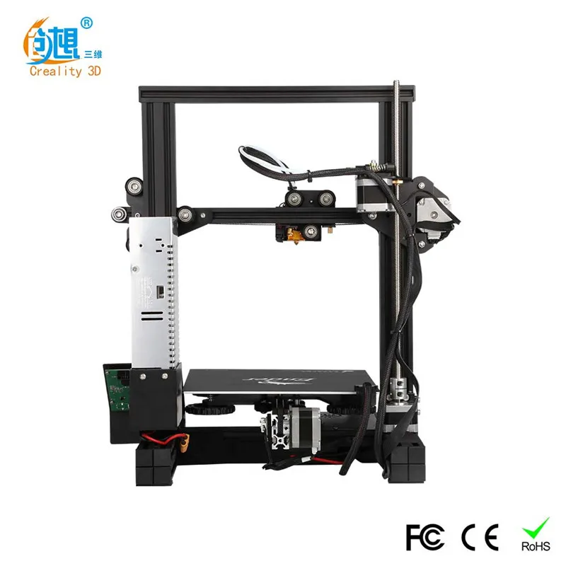 Новая мода CREALITY 3D принтер Ender3/3x/Pro с 3 насадками/2PLA/силикон DIY Набор принтер 3D апгрейд магнит сборка пластины