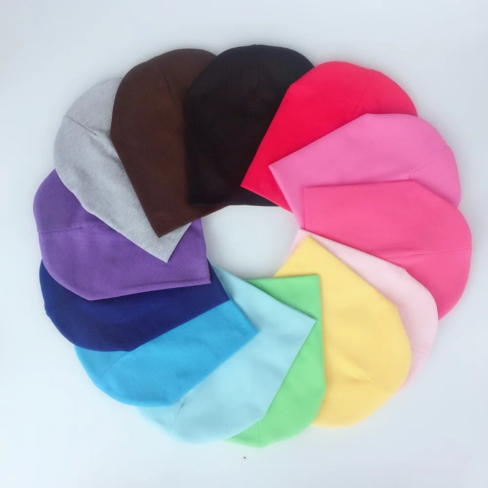 Printemps enfant en bas âge infantile enfants bébé coton coloré chapeau bonnet bonnet pour les filles et les garçons âgés de 6 mois à 3 ans/nouveau-né