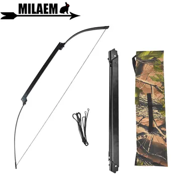 

1pc 30-40lbs Archery Recurve Bow Straight Bow Portable Fold Bow Teens Shot Training Bow Outdoor Sport Shooting Accessories