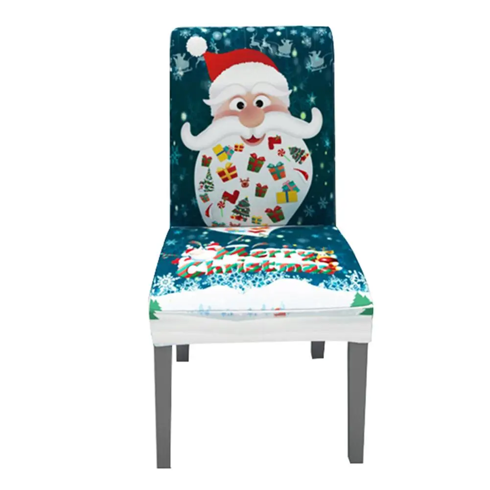 

Chair Cover Christmas Print Elastic Slipcovers Chair Covers For Household Dining Chair Cover Wedding Banquet Hotel