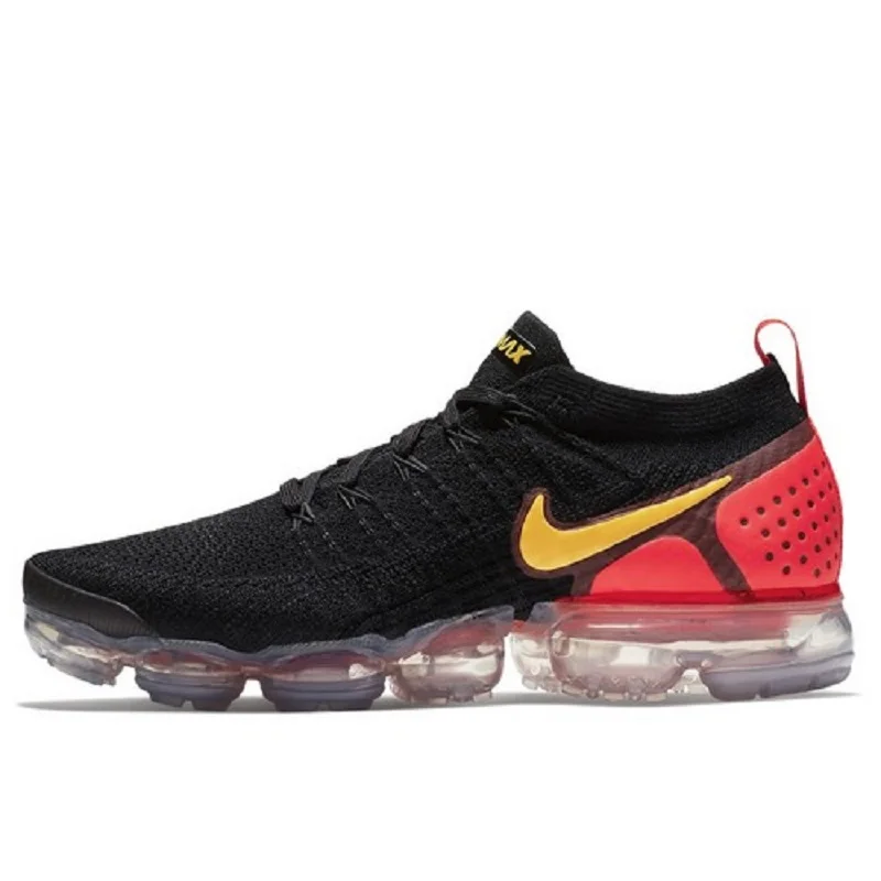 Оригинальные мужские кроссовки Nike Air Vapormax Flyknit 2,0, классические уличные кроссовки, светильник, нескользящая прочная Дизайнерская обувь 942842 - Цвет: 942842-005