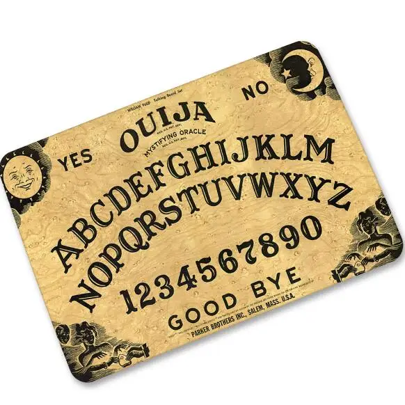 

Quirky Mystery Ouija Board Bathroom Bath Mat Funny Cool Spirit Talking Board Doormat Mats Floor Rug Carpet Home Decor Gift 50x80