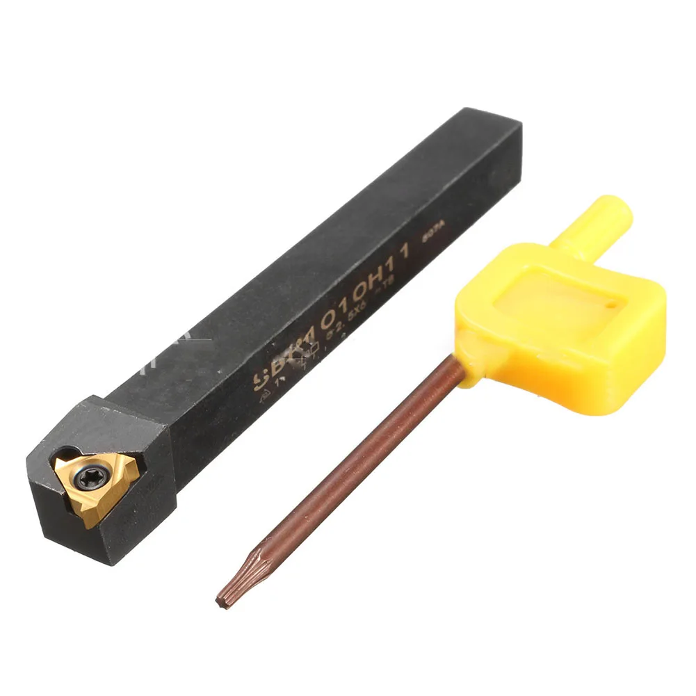 Accessories With 11ER A60 Carbide Insert External Holder Lathe Threading Turning Tool Cutter SER1010H11 Alloy Steel Machinery