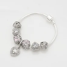 Сделай сам, браслет, фиолетовый, с большим отверстием, бусины, мягкие браслеты для женщин, очаровательный браслет, подарки для девушек