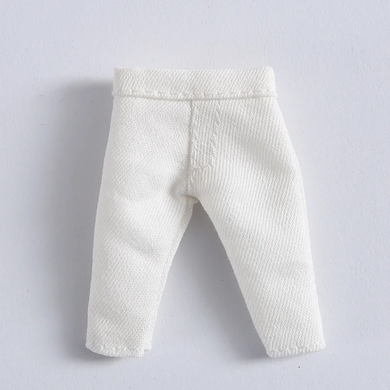 9 only trousers Ob11/одежда для малышей 1/12 г. BJD одежда для малышей красивые рваные джинсы с бантиком и поросенком GSC, простая Одежда для кукол P9 штаны, аксессуары для кукол - Цвет: 9 only trousers
