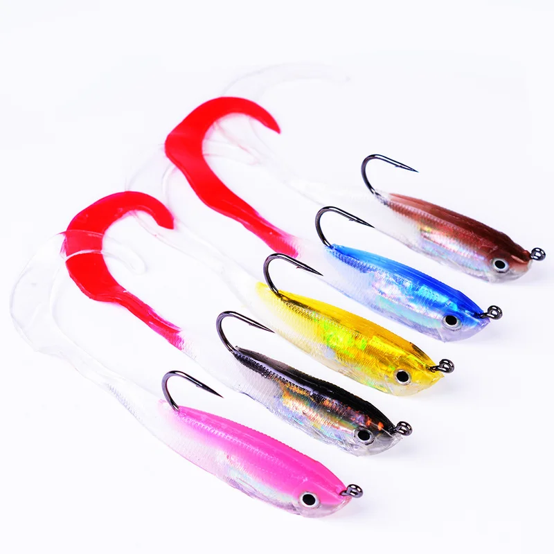 5 шт. 15g10cm мягкие приманки рыболовные приманки-Воблеры Япония Шад SwimFish наживки