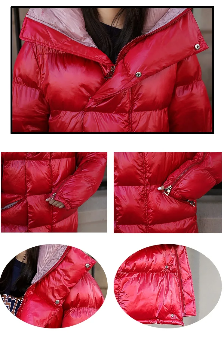 Высококачественное пуховое хлопковое пальто женская теплая парка Chaqueta Mujer женский пуховик Корейская пуховая зимняя куртка женская одежда