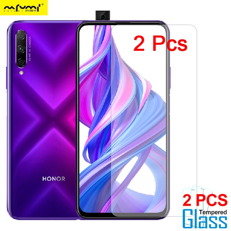 

2 Pieces Phone Tempered Glass Film for Huawei Honor 8C HD Clear Protective Film Screen Protector for Honor 7C LND L29 6C 5C 4C