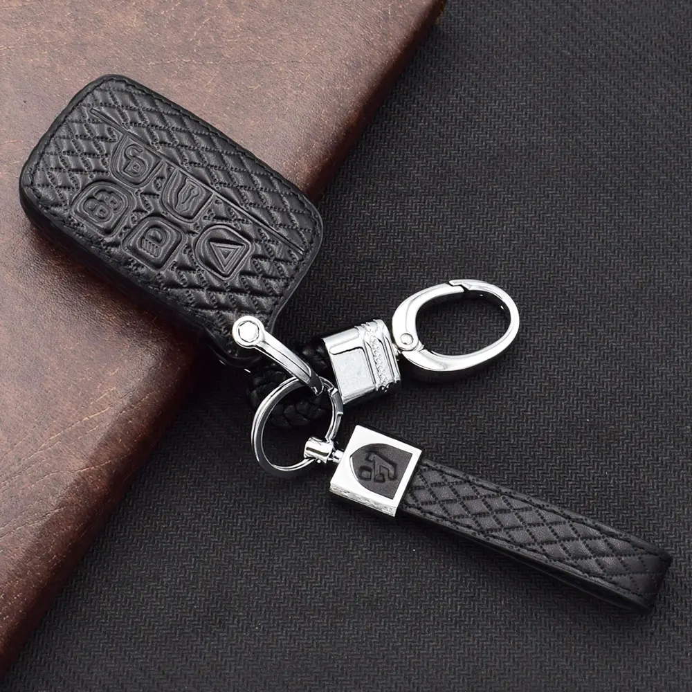 Чехол для ключей из микрофибры из натуральной кожи для Jaguar Land Rover Ranger Rover Sport Evoque freelander 2
