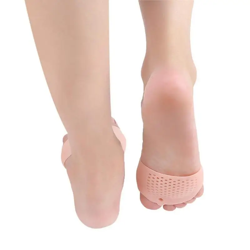 Five Hole Forefoot Pads High-quality Portable Comfortable Silicone Honeycomb Toe Separator Shock Absorber Corrector Cushion