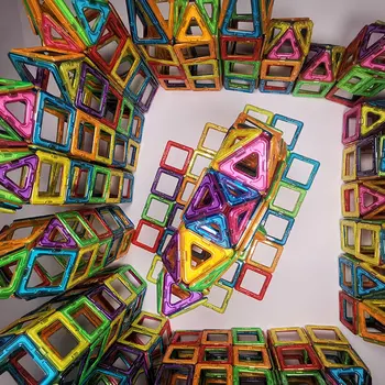 

Big Size Magnetic Designer Construction Set Model & Building Toy Plastic Magnets Magnetic Blocks Educational Toys For Kid Gift