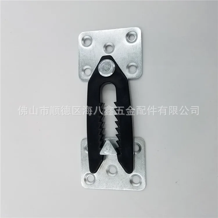 Shunde аппаратные средства напрямую от производителя продажи металлический диван соединитель пластиковый гвоздик для дивана сочетание диван релиз пряжки HX038A