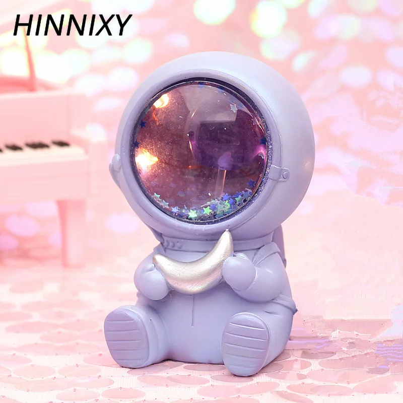 Hinnixy светодиодный астронавт ночной Светильник лампы в виде Луны Вселенная