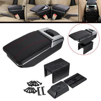 

PU Leather Car Central Armrest Arm Rest Storage Box Case For Opel Vauxhall Holden Astra Corsa Mokka Tigra Zafira Tourer