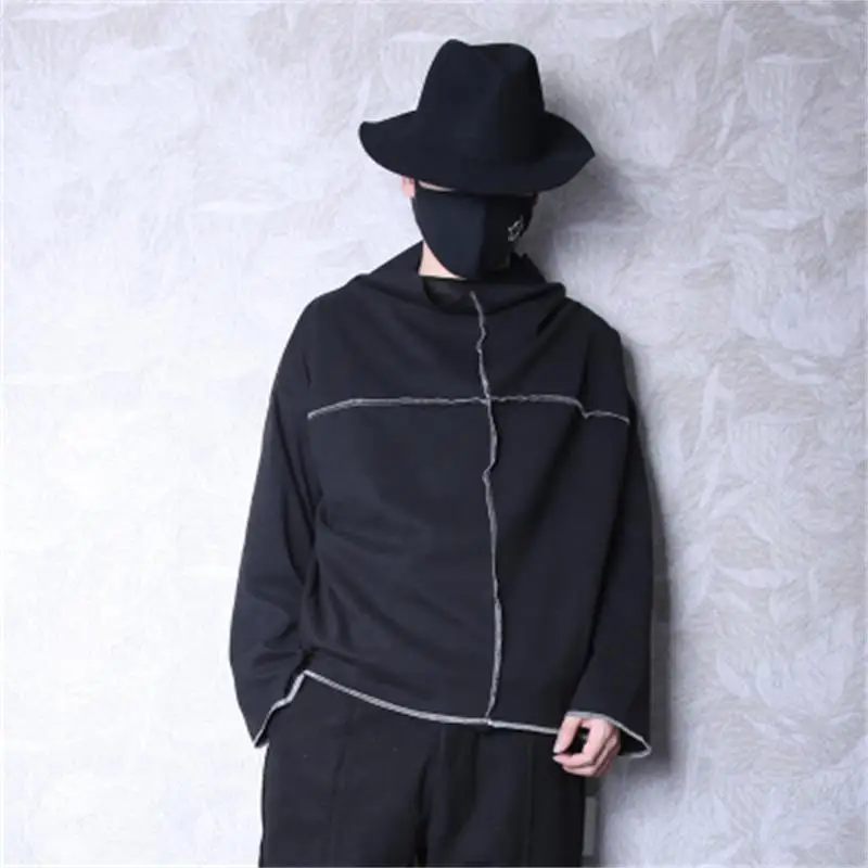

Men's Long-Sleeve T Shirt Spring And Autumn New Style Yamamoto Fashion Fashion Retro Casual Large Size Jacket