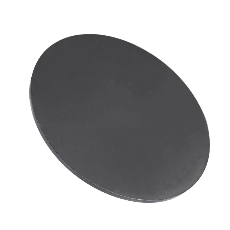 Black 3mm Acrylic Plastic Circular Plate Laser Cutting Round Mirror