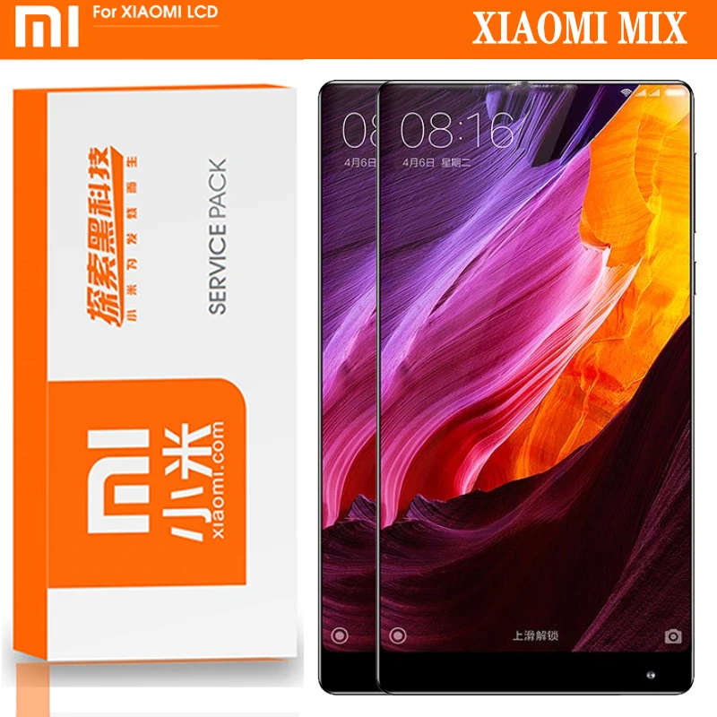 100% Оригинальный ЖК экран 6 4 дюймов для Xiaomi Mi Mix /Mi Pro 18k версия + сенсорная панель