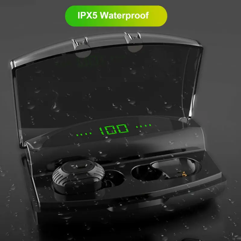 XG-20 Bluetooth 5,0 гарнитура TWS беспроводные наушники мини стерео наушники светодиодный цифровой дисплей