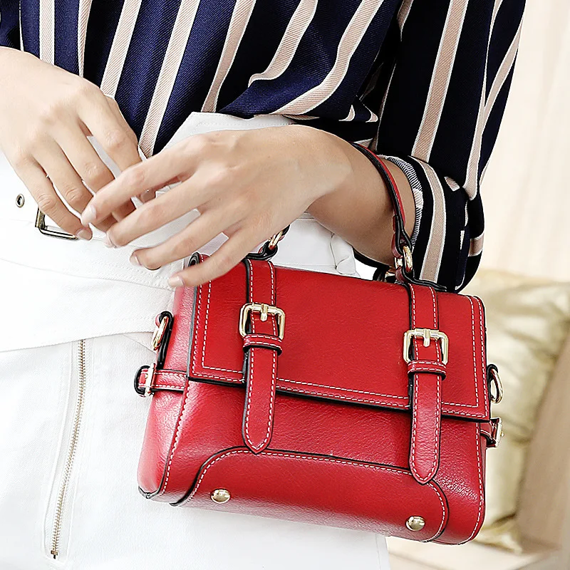 

Autumn And Winter New Style Bag Women's 2019 New Style Korean-style Genuine Leather Women's Hand Women's Poor Bag Crossbody Bag