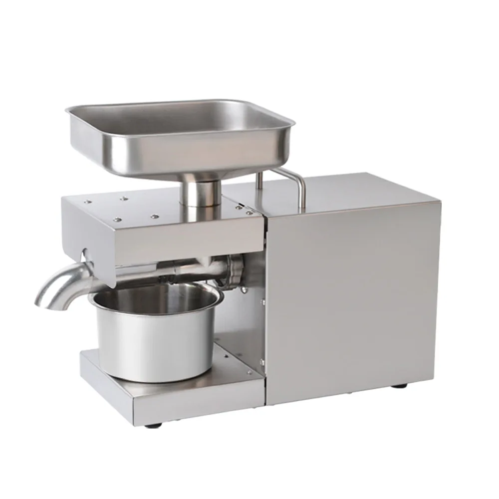 Household Electric Oil Presser Commercial Stainless Steel Oill Pressing Machine Small Automatic Cold and Hot Press | Бытовая техника