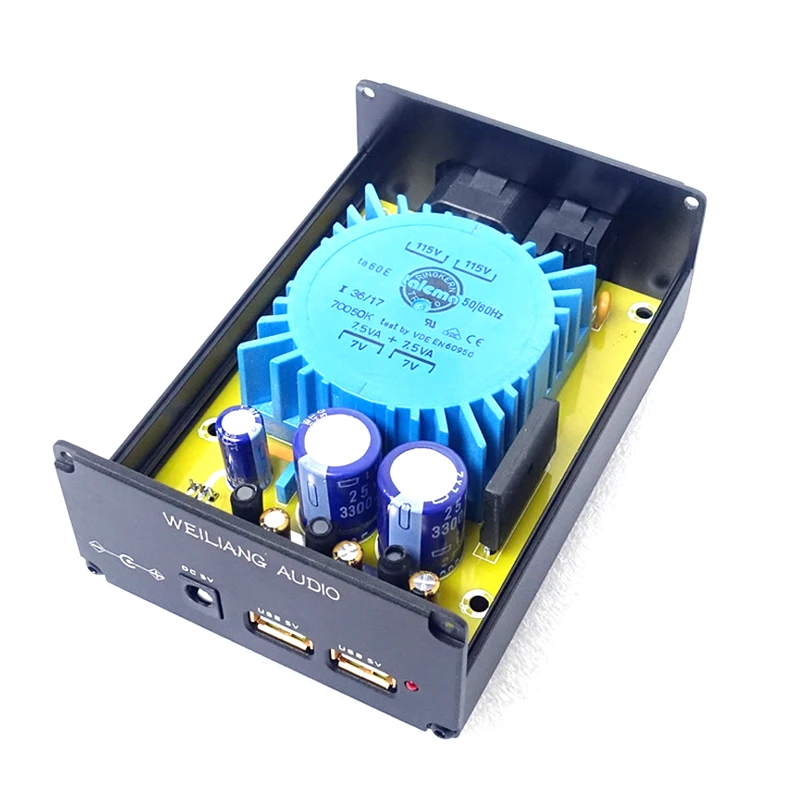 TALEMA LT1086CT CLC 필터 용 15W DC5V USB 오디오 선형 전원 공급 장치 DAC 헤드폰 증폭기 용 ...