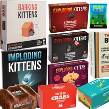Adult Board Games NSFW Edition Kitten Original Edition Family Party Strategy Explode Fun Cards Game Child Toy Exploding Kittens