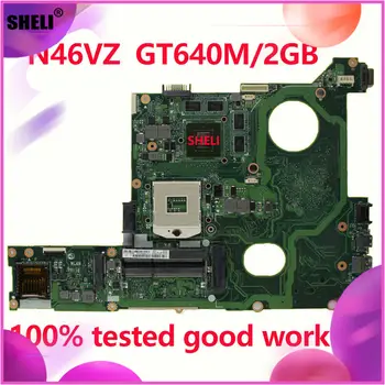 

FOR for ASUS N46VZ N46V N46VJ N46VM N46VV N46VB Rev 2.1 GT650M 2GB laptop motherboard mainboard DDR3 100% tested good working