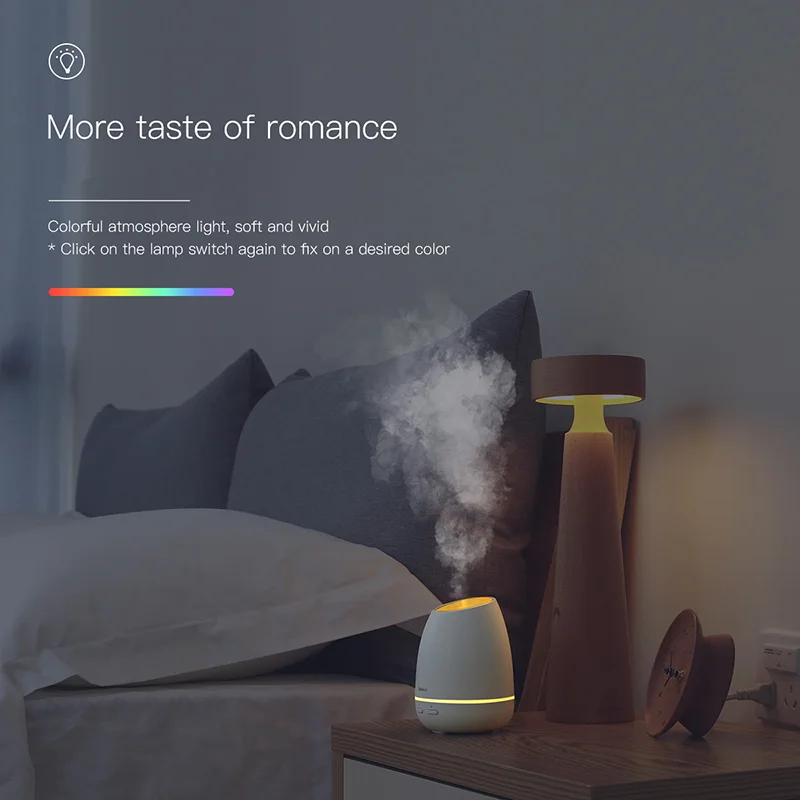  Baseus USB Aroma Oil Diffuser Humidifier For Office Home Room Humidificador Aroma Difusor With 7 Co