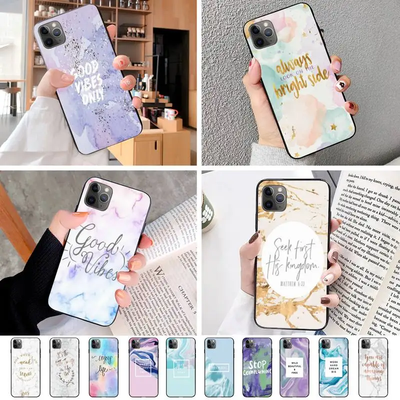 Marble Mobile Wallpapers Painted Phone Case For IphoneX XS 11 11Pro 5 5s SE 6 6s Plus 7 8 2020 |