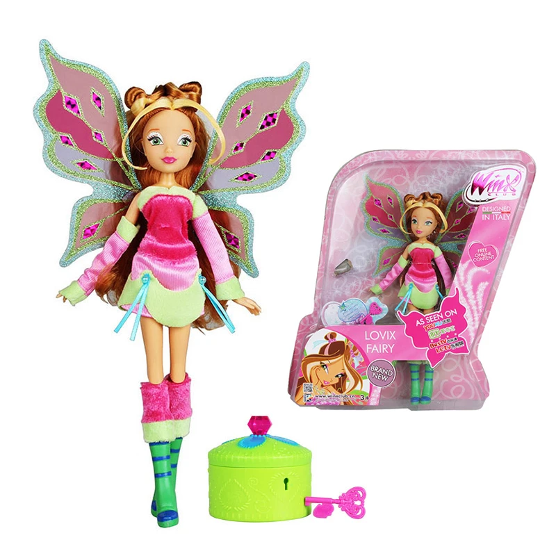 Believix Fairy&Lovix Fairy Rainbow Colorful Girl Doll Action Figures Fairy Bloom Dolls with Classic Toys for Girl Gift 13