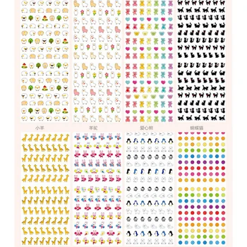 

Cute Animal Paw Fruit Environmental Protection Stickers For Diy Albums Scrapbooking Diary Decoration Stationery Sticker