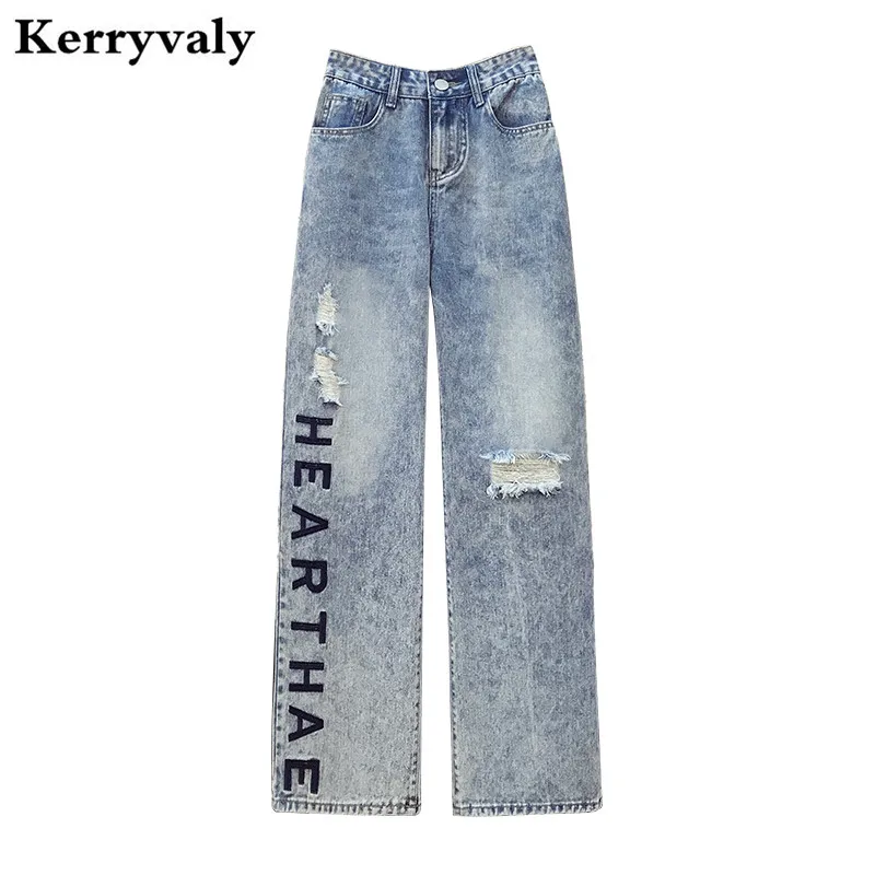 Baggy Kancan Jeans Women High Waist 
