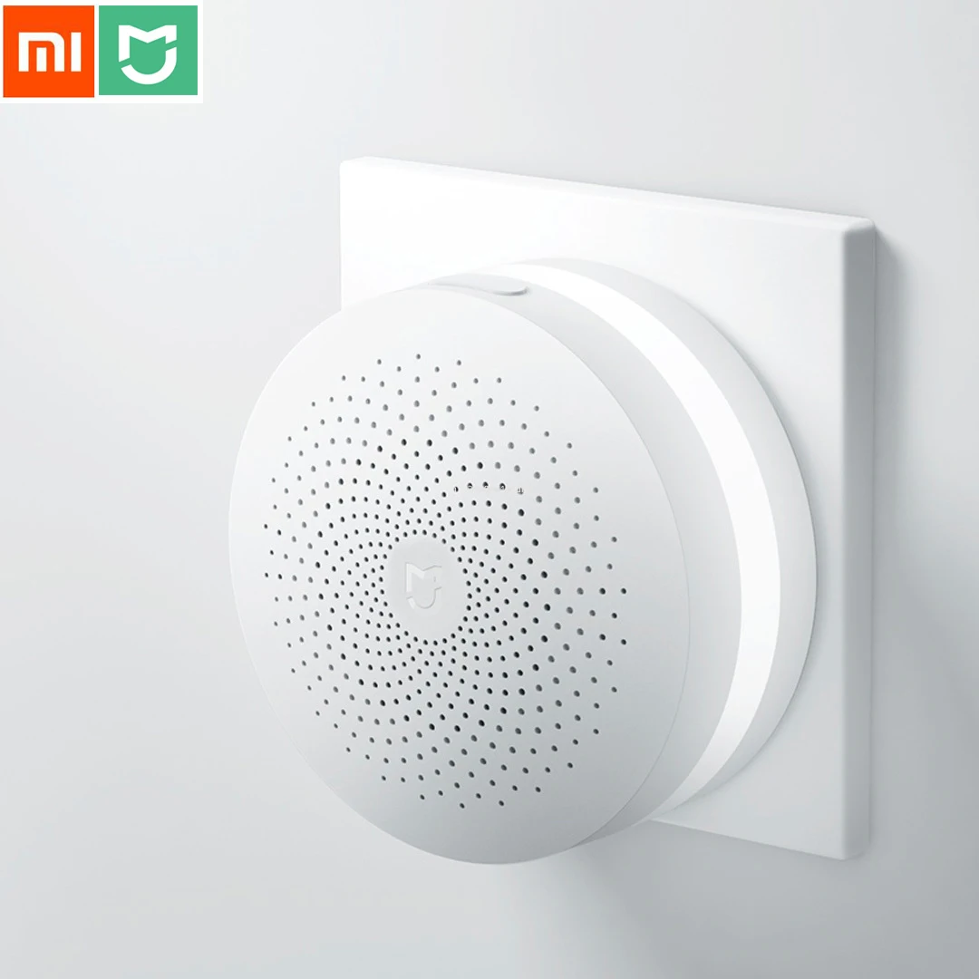 Xiaomi Mijia Gateway 2 Smart Home Kits Gateway Hub Alarm System Control Radio Bell Temperature smart gateway