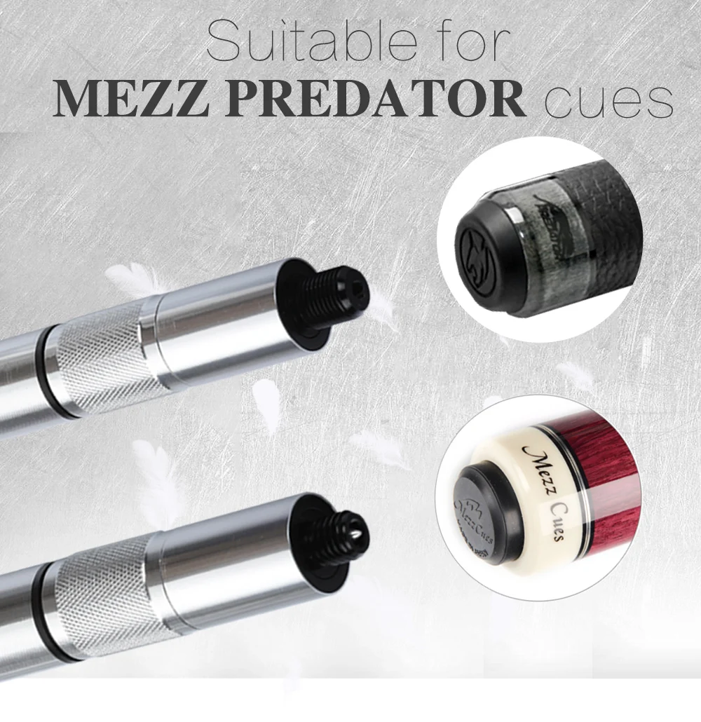 Mezz predator bilhar cue extensor extensão vara