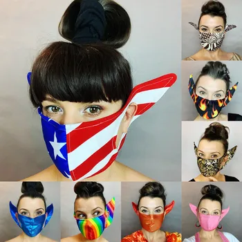 

5PC Reusable Mouth Mask Cloth Pocket Mask Mouth Cover For Man And Women Protective Face Shield Washable Mouth Face Covers маска