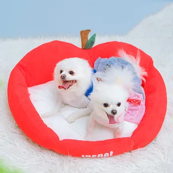 

Fruit Cartoon Shape Pet Bed Teddy Comfortable Deep Sleep Cat Dog Bed for Small Medium and Large Pet Supplies
