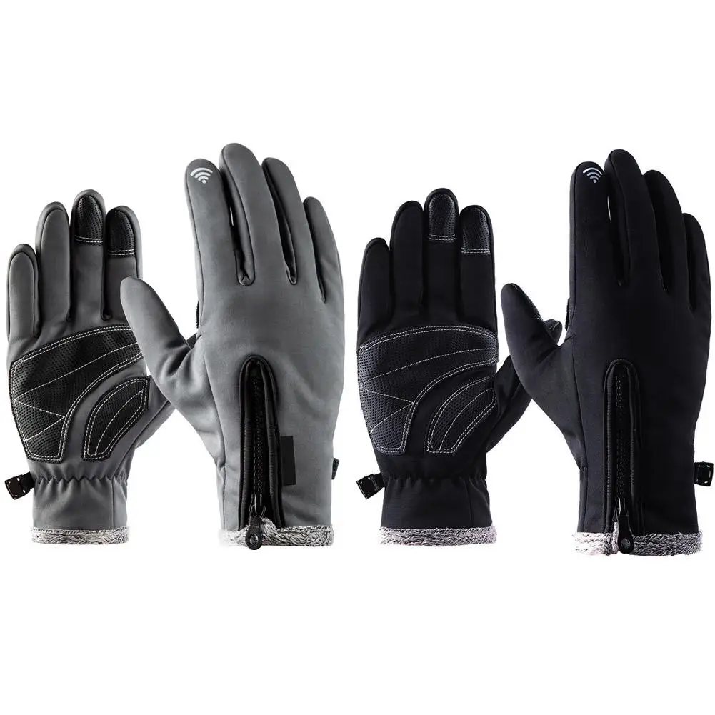 Outdoor Anti-slip Snowboard Ski Gloves Thermal Waterproof Touch Sreen Skiing Gloves Snow Winter Bike Cycling Bicycle Gloves Men