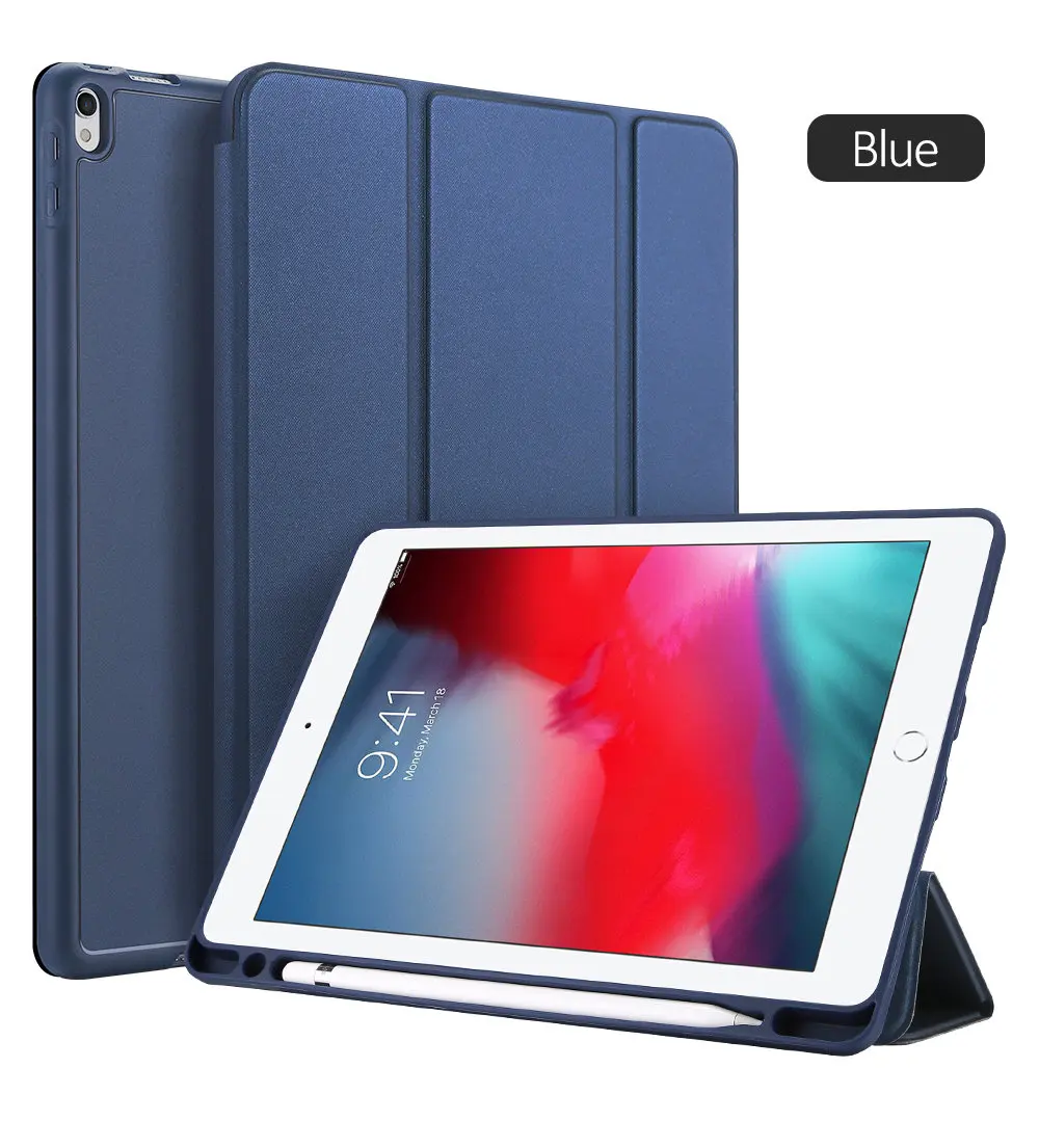 Mart чехол для iPad Air 3 гладкая кожа PU кожаный чехол для iPad Pro 10,5 авто сна/Пробуждение легкая подставка чехол