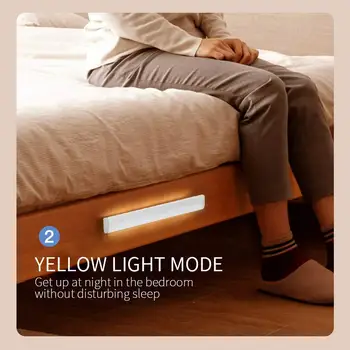 

Portable Sensor Light Drawer 10LED+10LED Super Bright Under Cabinet Night Light Stick on Wardrobe Cupboard Porch Warm/White