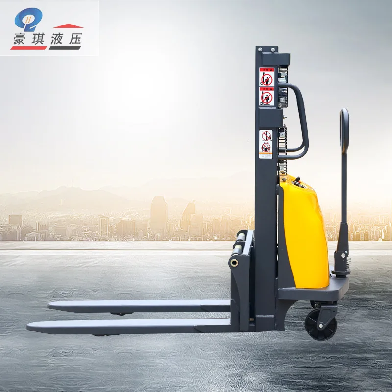 

1 Tons 1.5 Tons 2 Tons Semi-electric Stacker Hydraulic Pallet Handling Forklift Semi-automatic Stacker Truck
