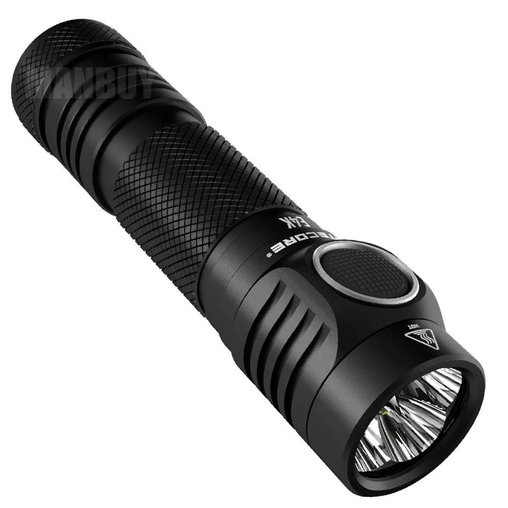Светодиодный фонарик NITECORE E4K 4400 люмен 4X CREE XP L2 V6 компактный для повседневного