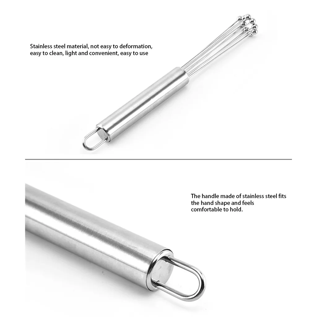 Eggs Whisk Sainless Steel Eggs Beater Ball Mixer Kitchen Gadgets Accessories Hand Egg Agitator Cooking Tools кухонные аксессуары
